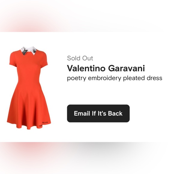 Valentino (never worn dress) with colar - Picture 3 of 13